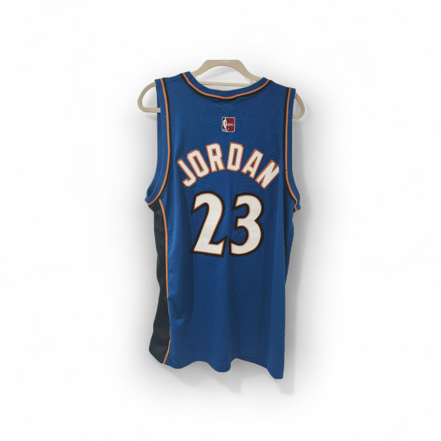 Majestic Hardwood Classics Washington Wizards NBA Jersey, #23 Jordan, Blue, Large