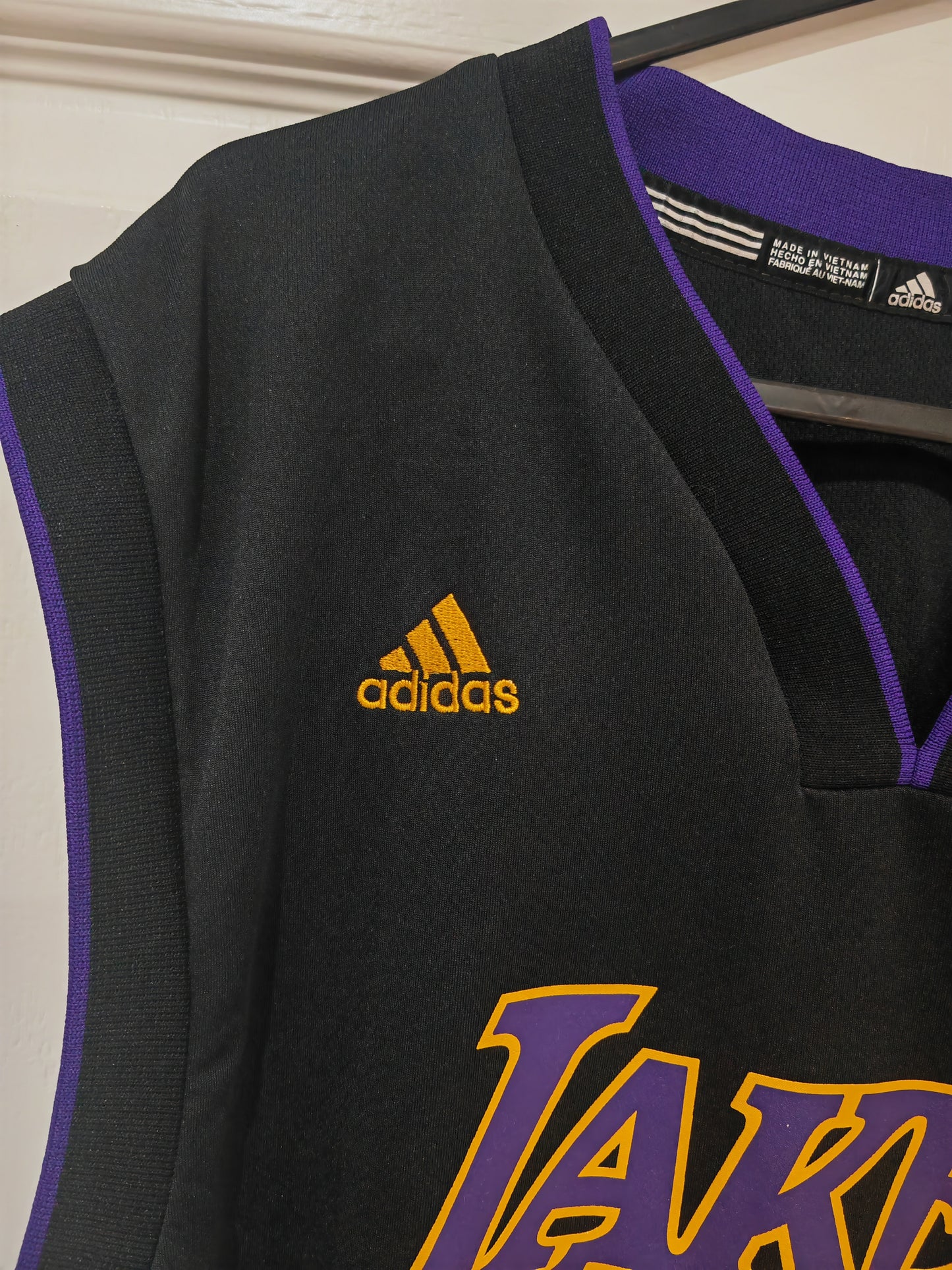 Adidas Los Angeles Lakers Hollywood Nights NBA Jersey, #24 Bryant, Black, Size Small