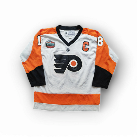 Youth Reebok Philadelphia Flyers 2010 Winter Classic Jersey, #18 Richards, YL/XL