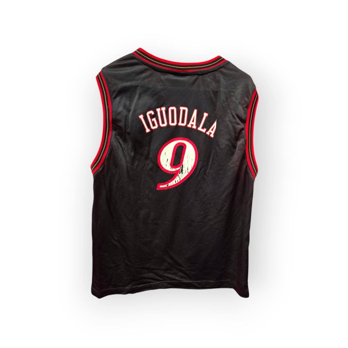 Youth Adidas Philadelphia 76ers NBA jersey, #9 Iguodala, Black, Size YXL