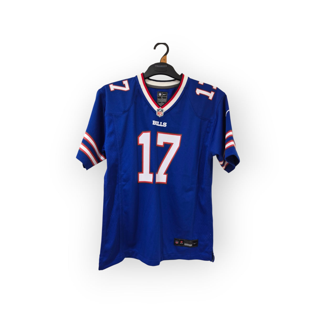 Youth Nike Buffalo Bills NFL Jersey, #17 Allen, Blue, Size YL
