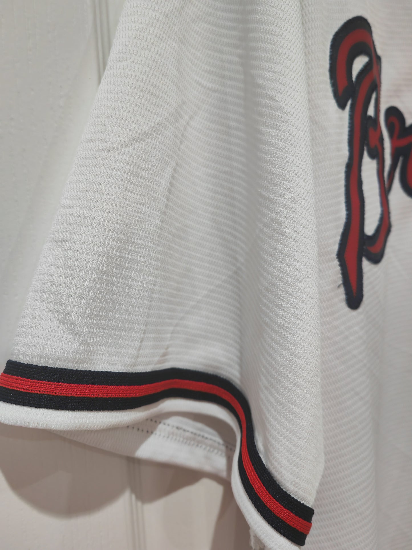 Majestic Atlanta Braves MLB Baseball Jersey, #5 Freeman, White, Size Large