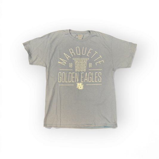 Champion Marquette Golden Eagles NCAA Short Sleeve T Shirt, Blue, Size Large