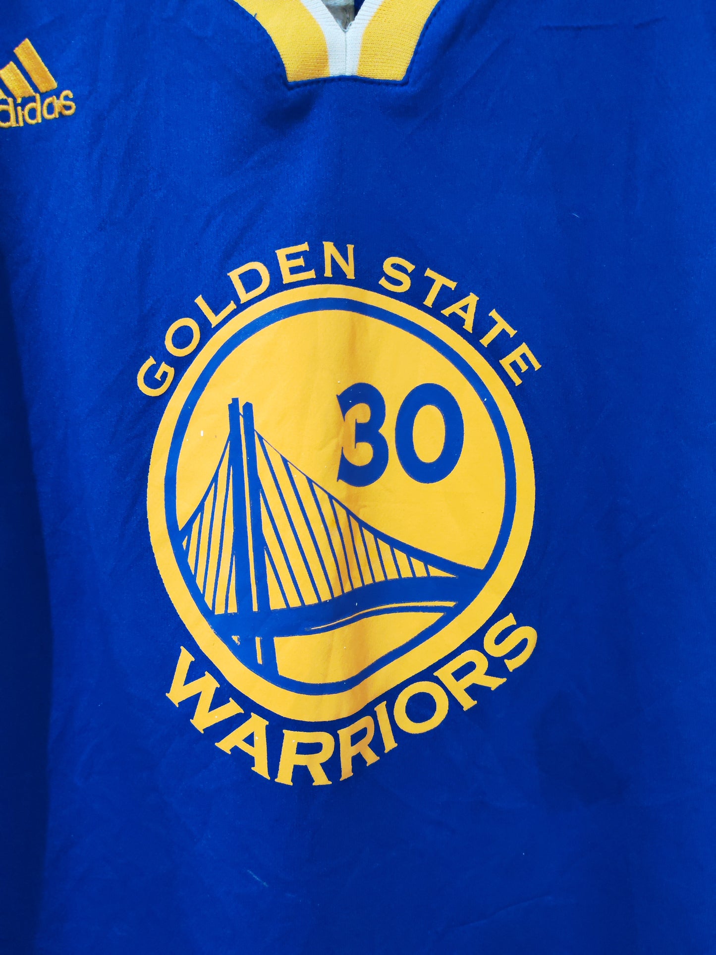 Youth Adidas Golden State Warriors NBA Jersey, #30 Curry, Blue, Size YXL