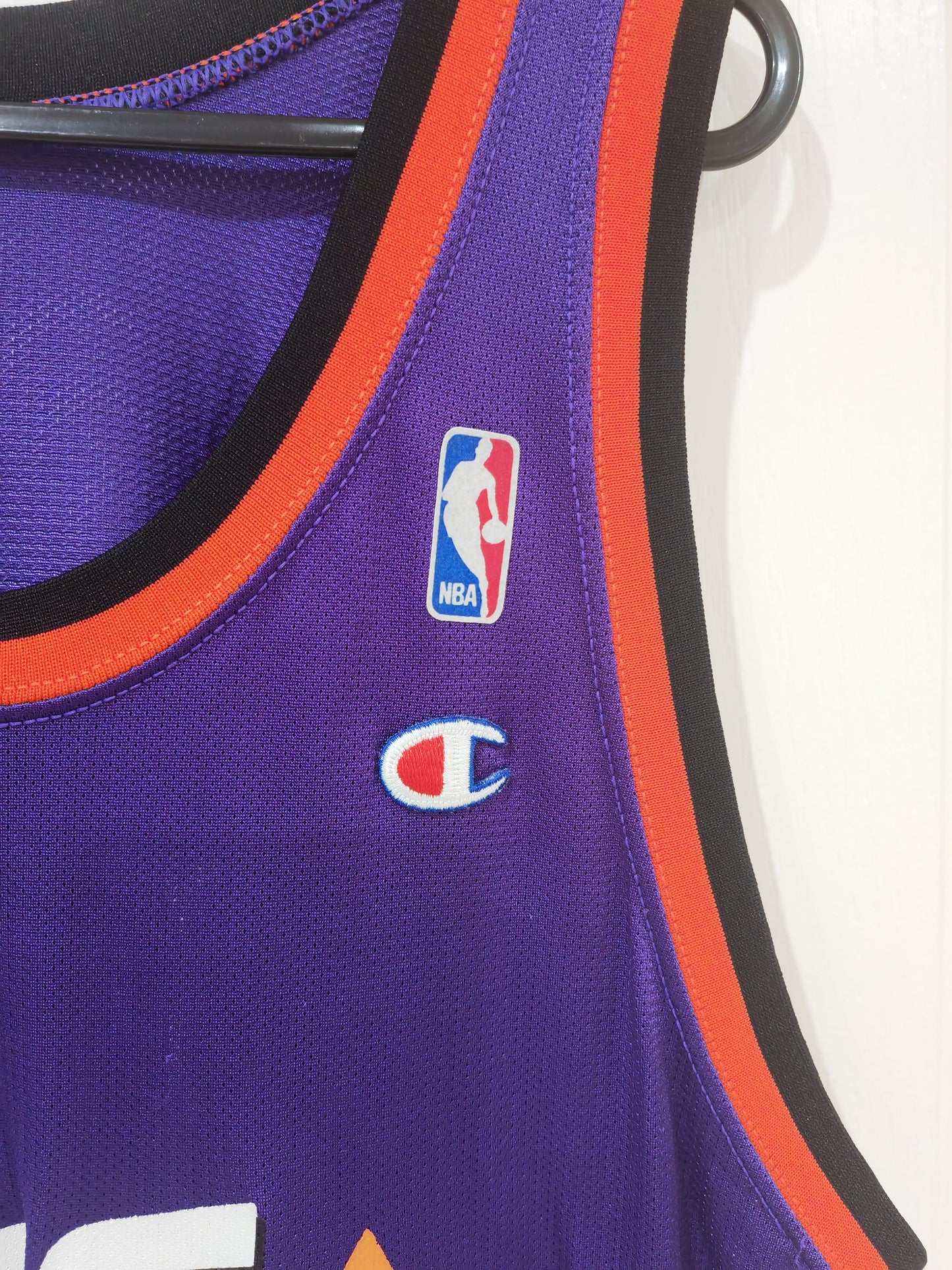 Champion Phoenix Suns NBA Jersey, #34 Barkley, Purple, Size 48 L/XL
