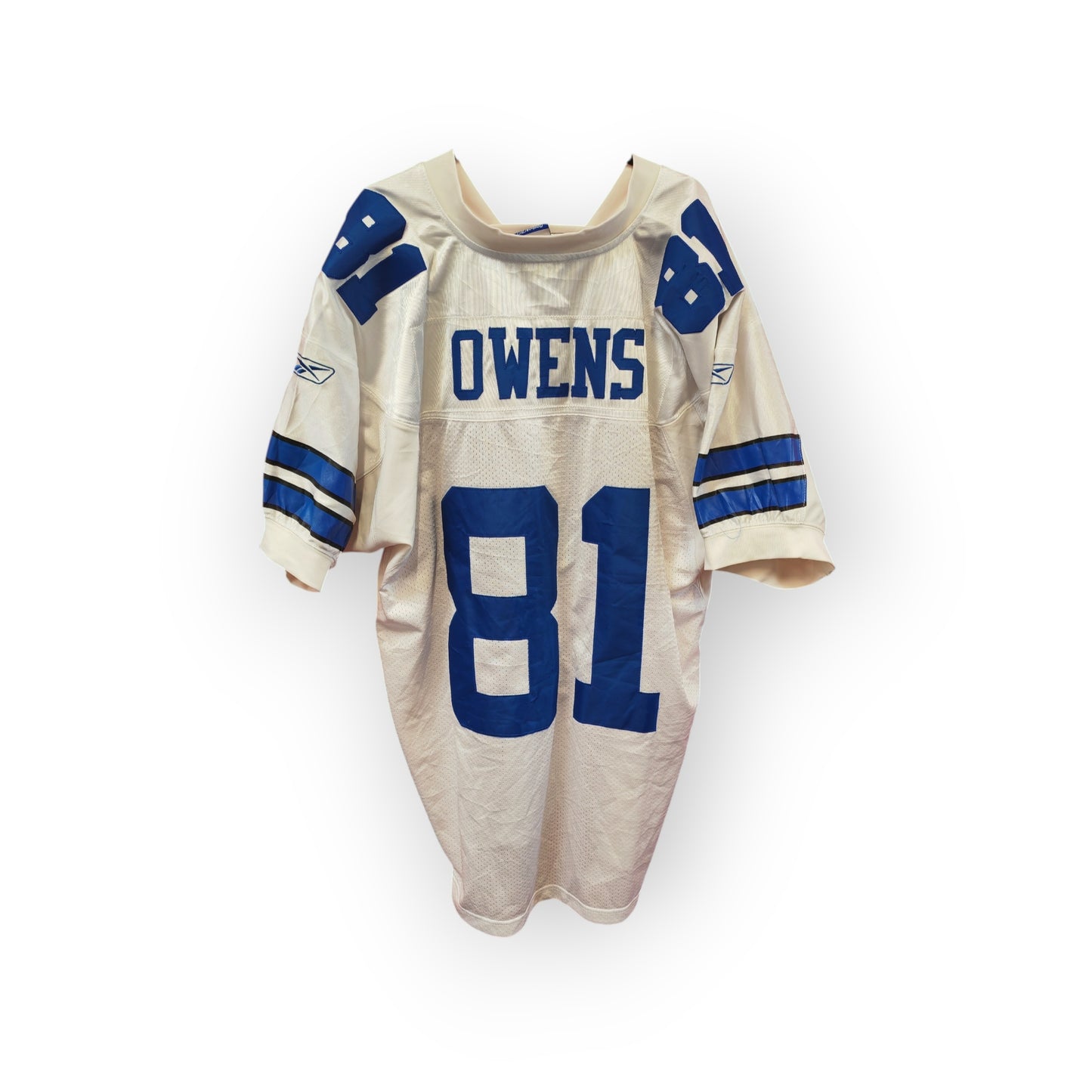 Reebok Dallas Cowboys NFL Jersey, #81 Owens, White/Blue, Size 52 XL/XXL