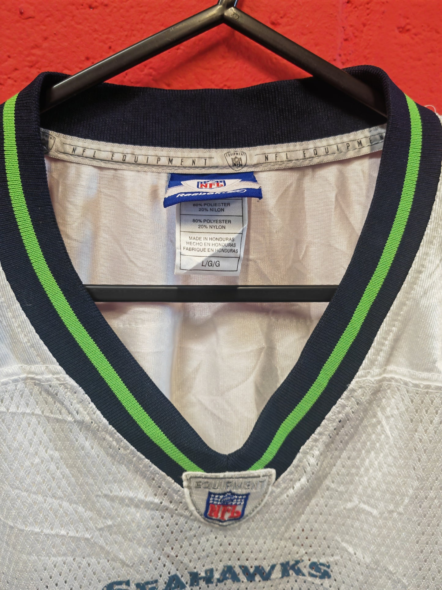 Reebok Seattle Seahawks NFL Jersey, #51 Tatupu, White, Size Large