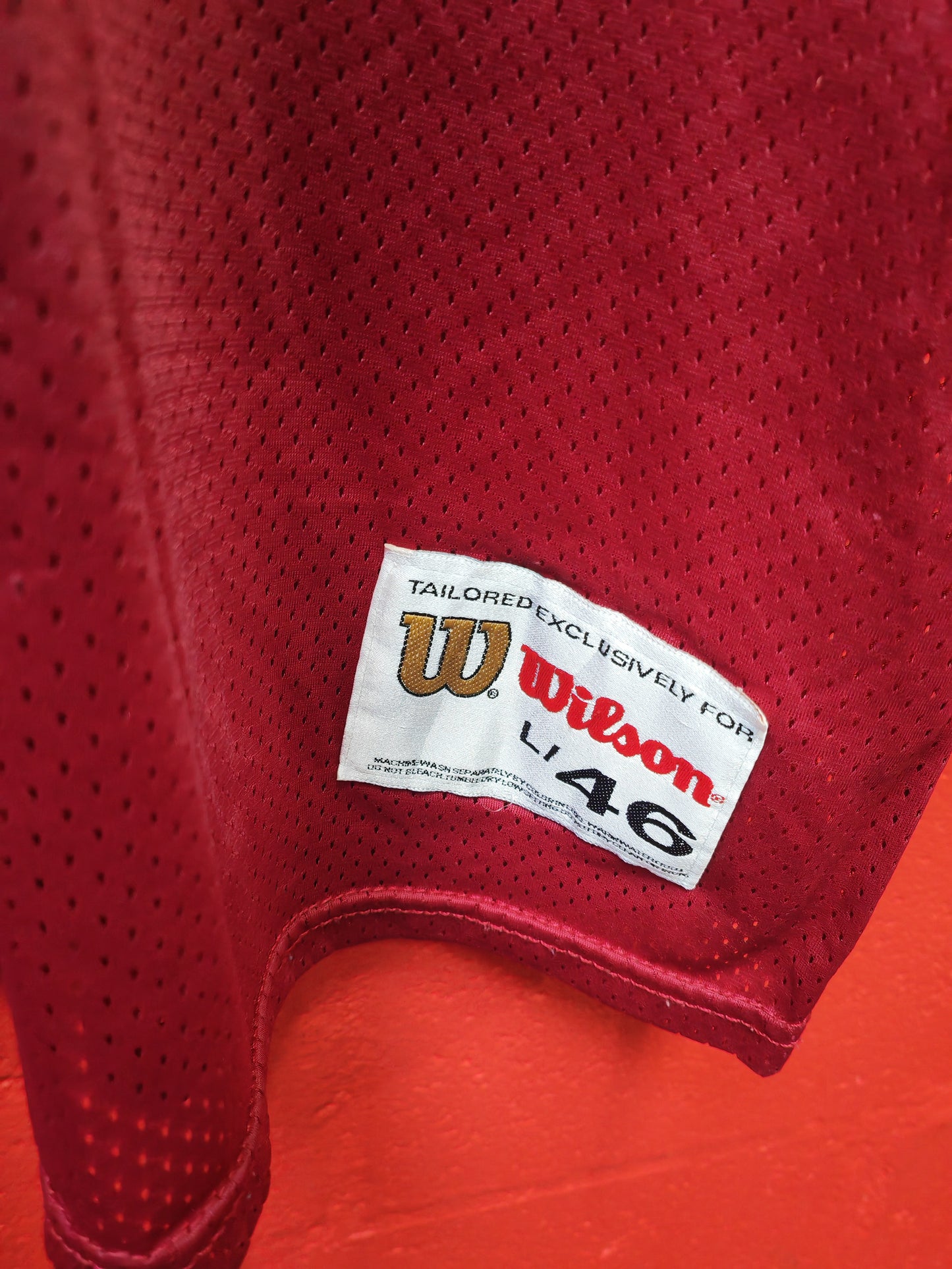 Wilson Washington Redskins NFL Jersey, #82 Westbrook, Burgundy, Size Large