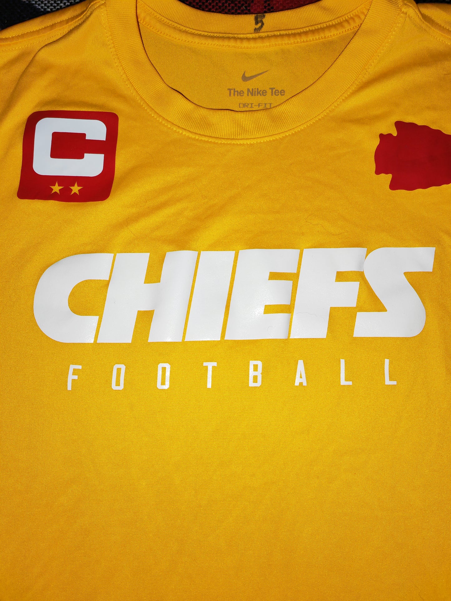 Nike Kansas City Chiefs Tommy Townsend Player Issue, Worn Training T Shirt, Large