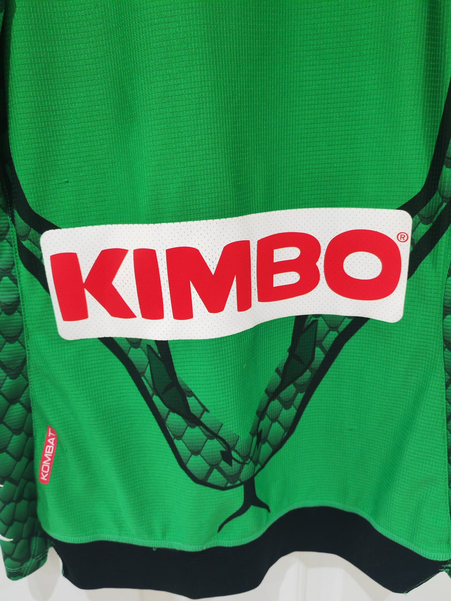 Kappa Napoli Short Sleeve Goalkeeper Shirt, Green, Size Large