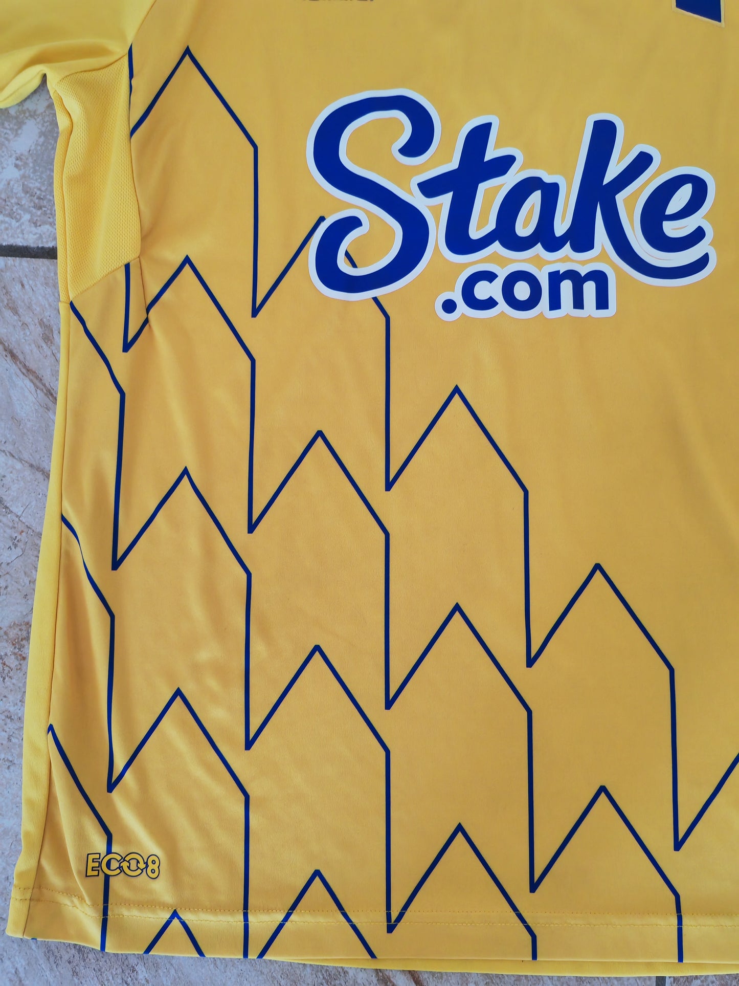 Hummel Everton 2022/23 Short Sleeve Third Shirt, Yellow, Size Large
