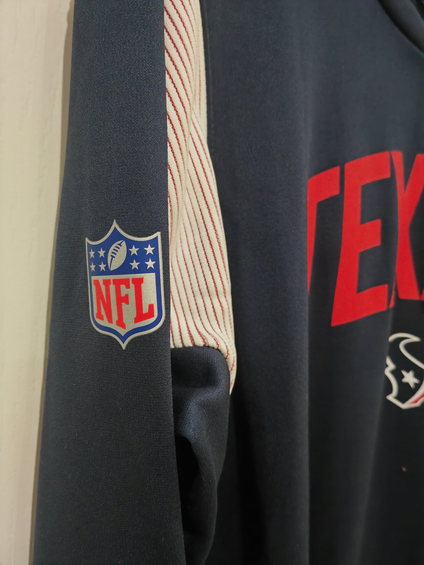Nike Houstan Texans NFL Pullover Hoodie, Navy Blue, Size Large