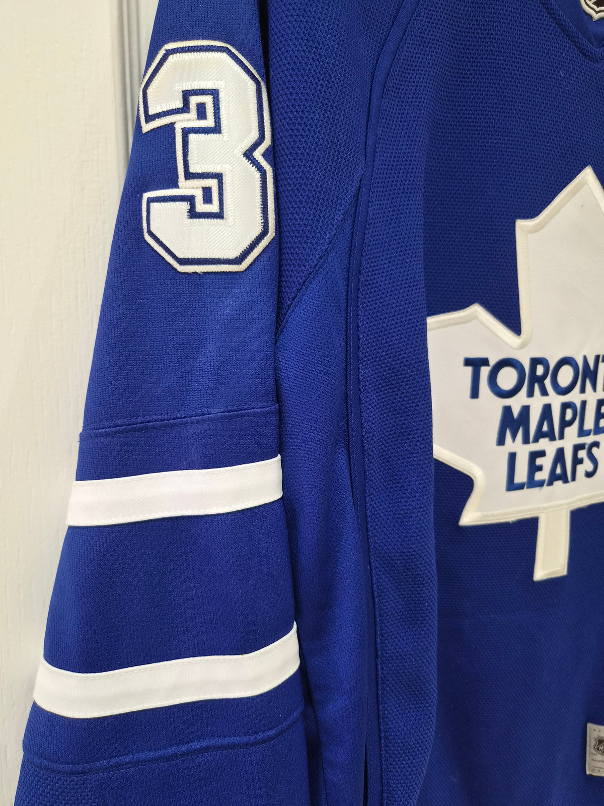 Reebok Toronto Maple Leafs NHL Ice Hockey Jersey, #3 Phaneuf, Blue, Size Large