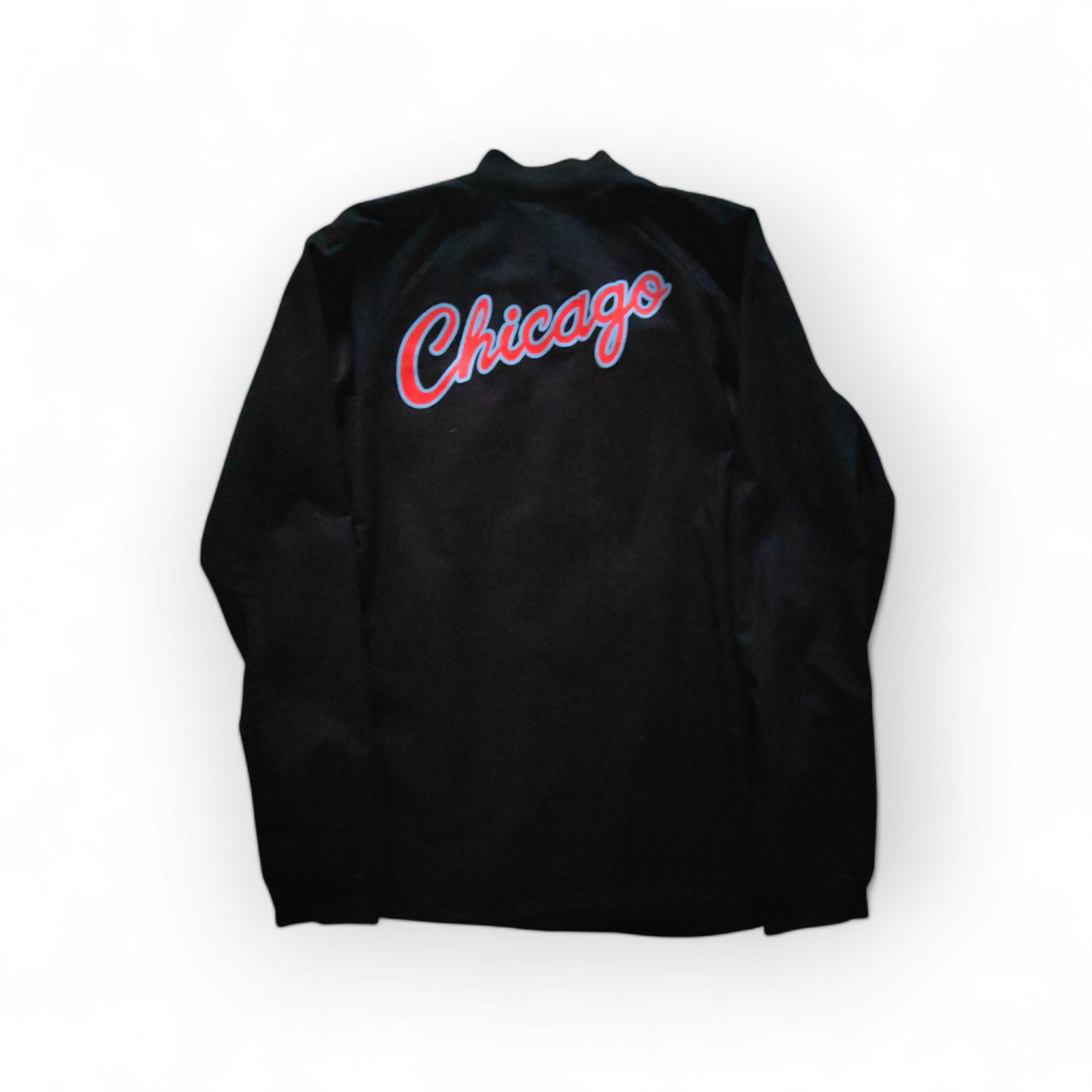 Nike Chicago Bulls City Edition Full Zip Jacket, Black, Size Medium