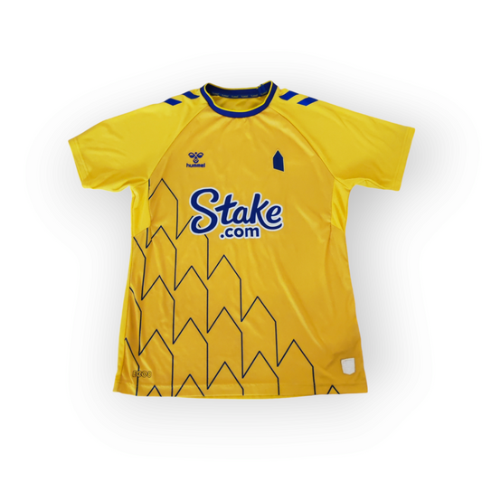 Hummel Everton 2022/23 Short Sleeve Third Shirt, Yellow, Size Large