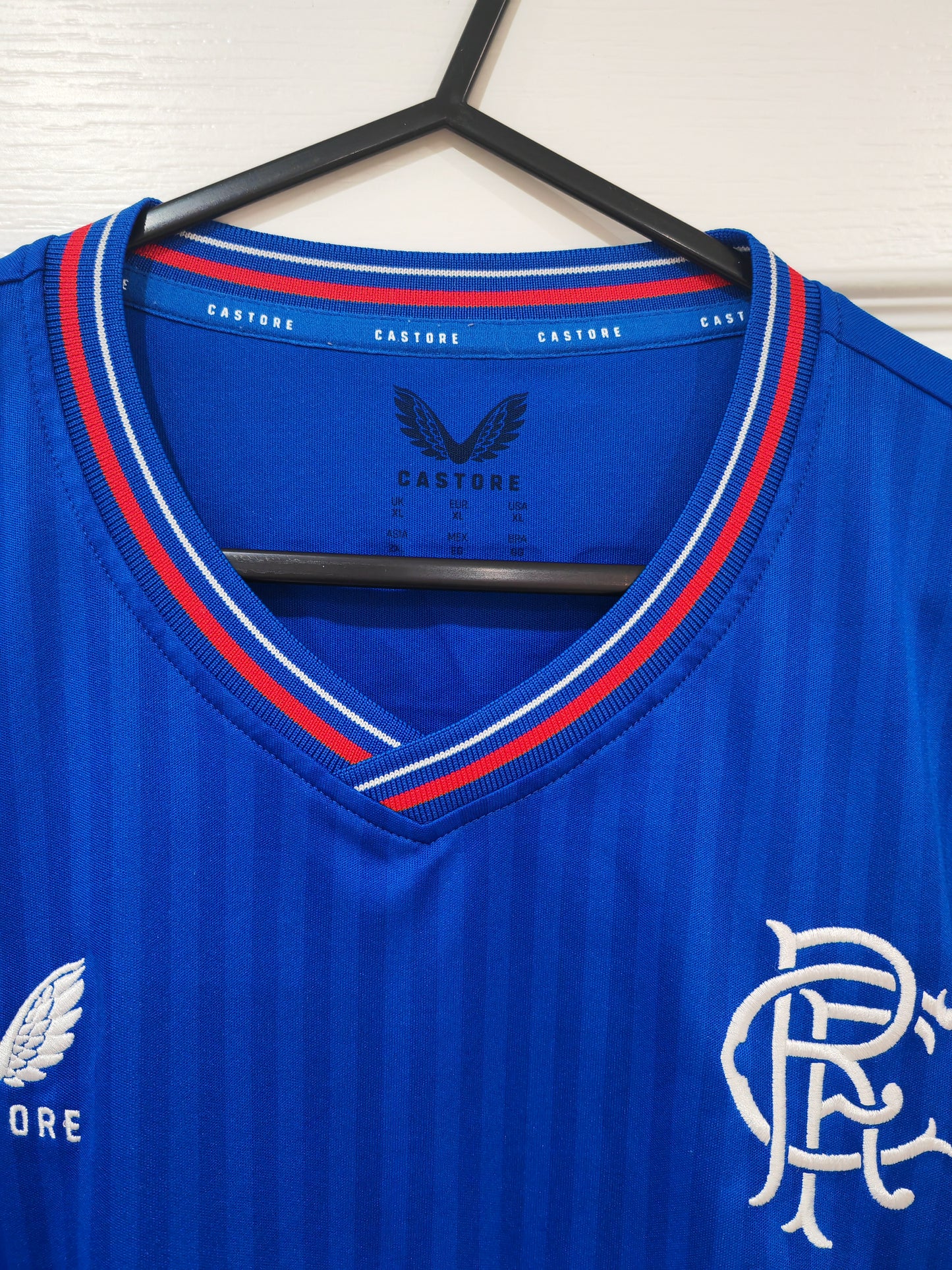 Castore Glasgow Rangers 2023/24 Home Shirt, Blue, Size XL