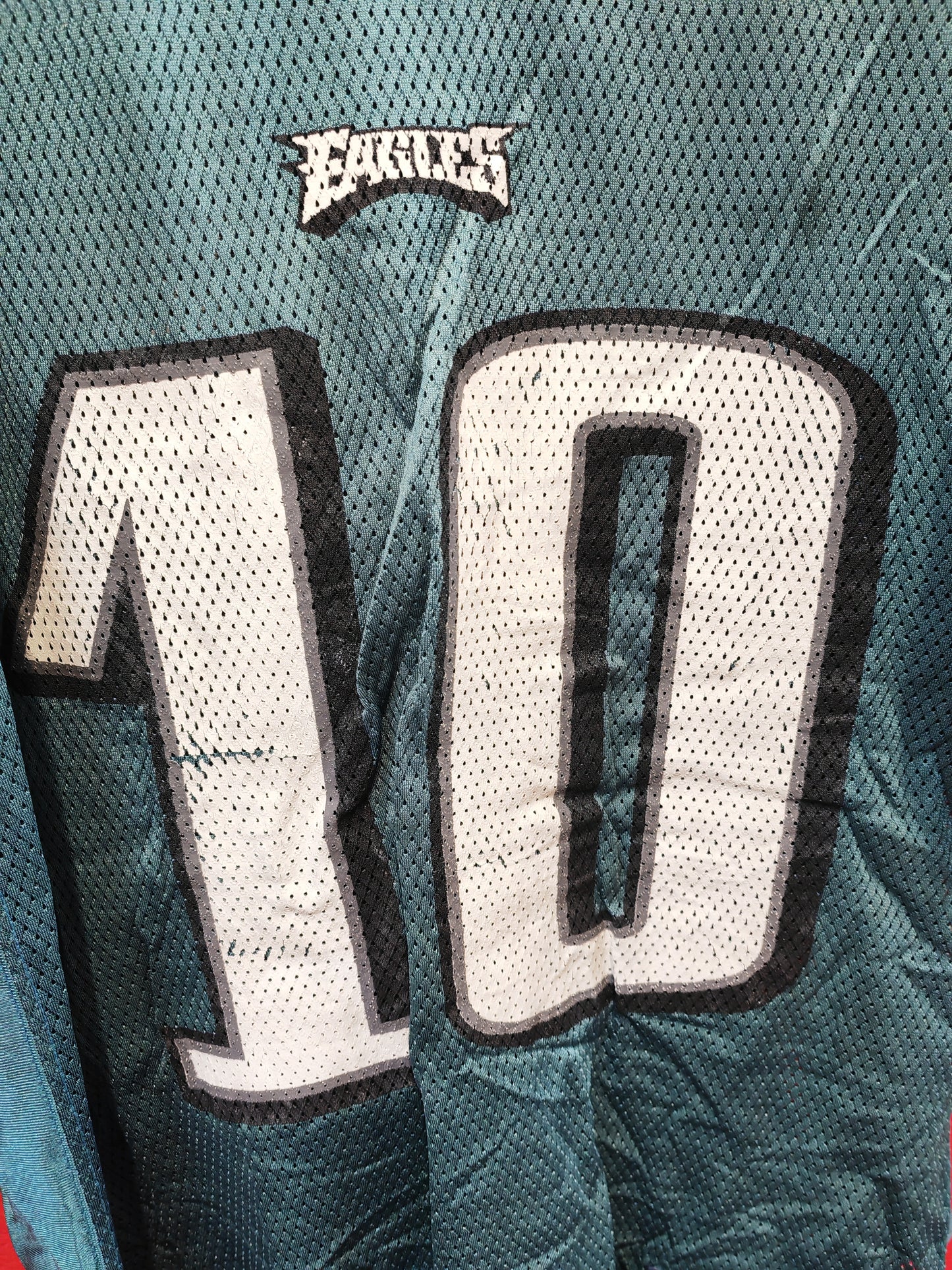 Reebok Philadelphia Eagles NFL Jersey, #10 Jackson, Green, Size Large