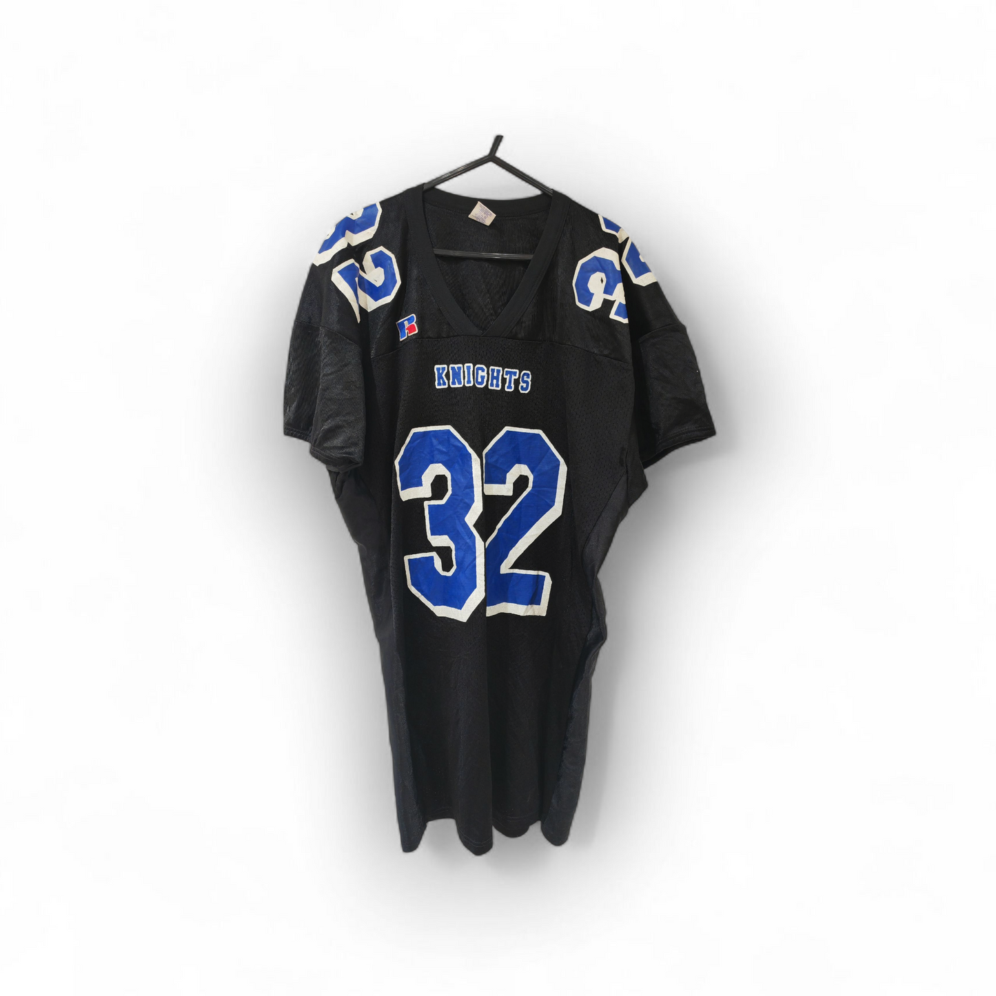 Russell Athletic 'Knights' American Football Training Jersey, #32, Black, Size Large