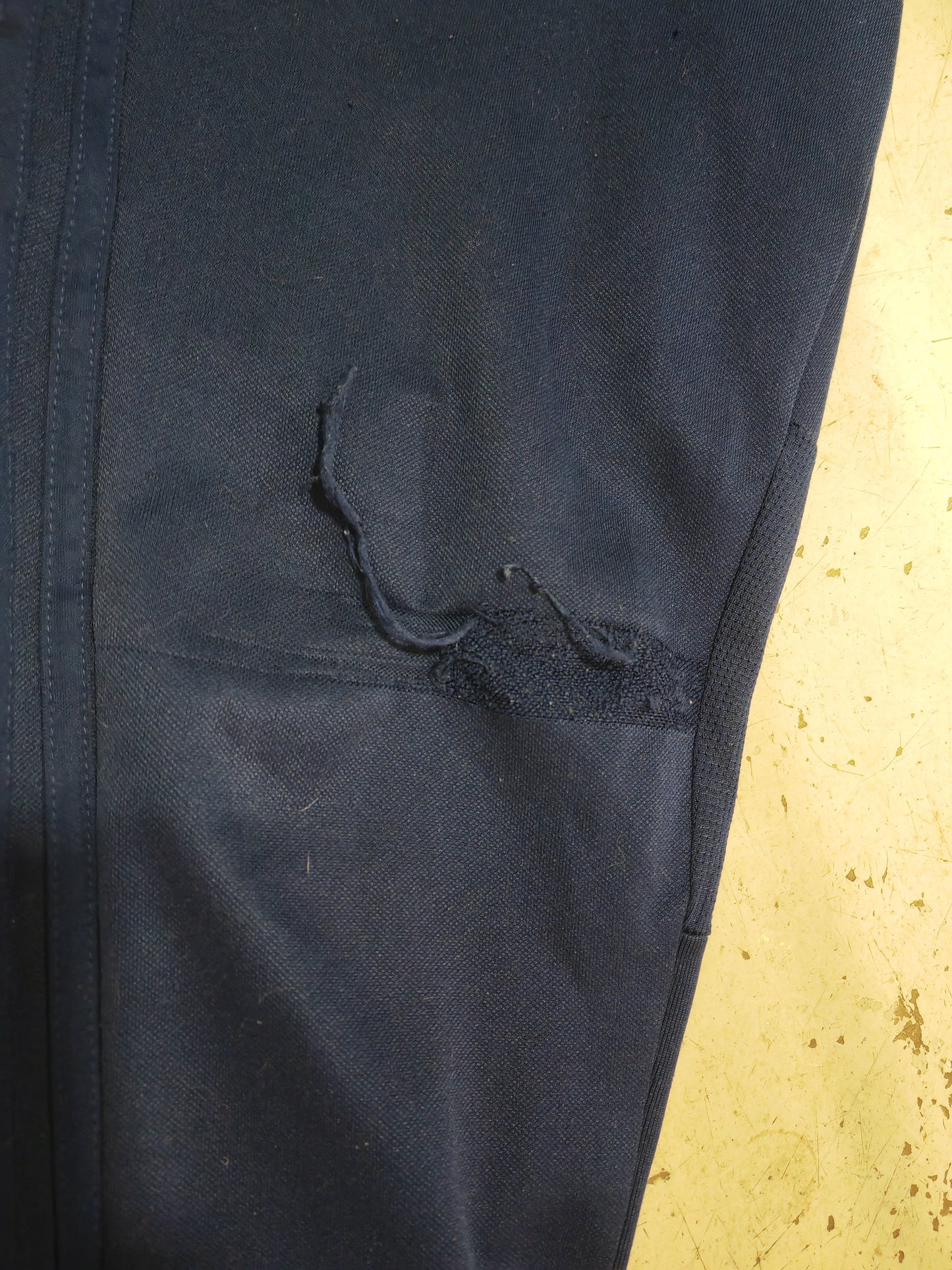Youth Adidas Leicester City FC Tracksuit Bottoms, Navy Blue, Size 13-14 Years