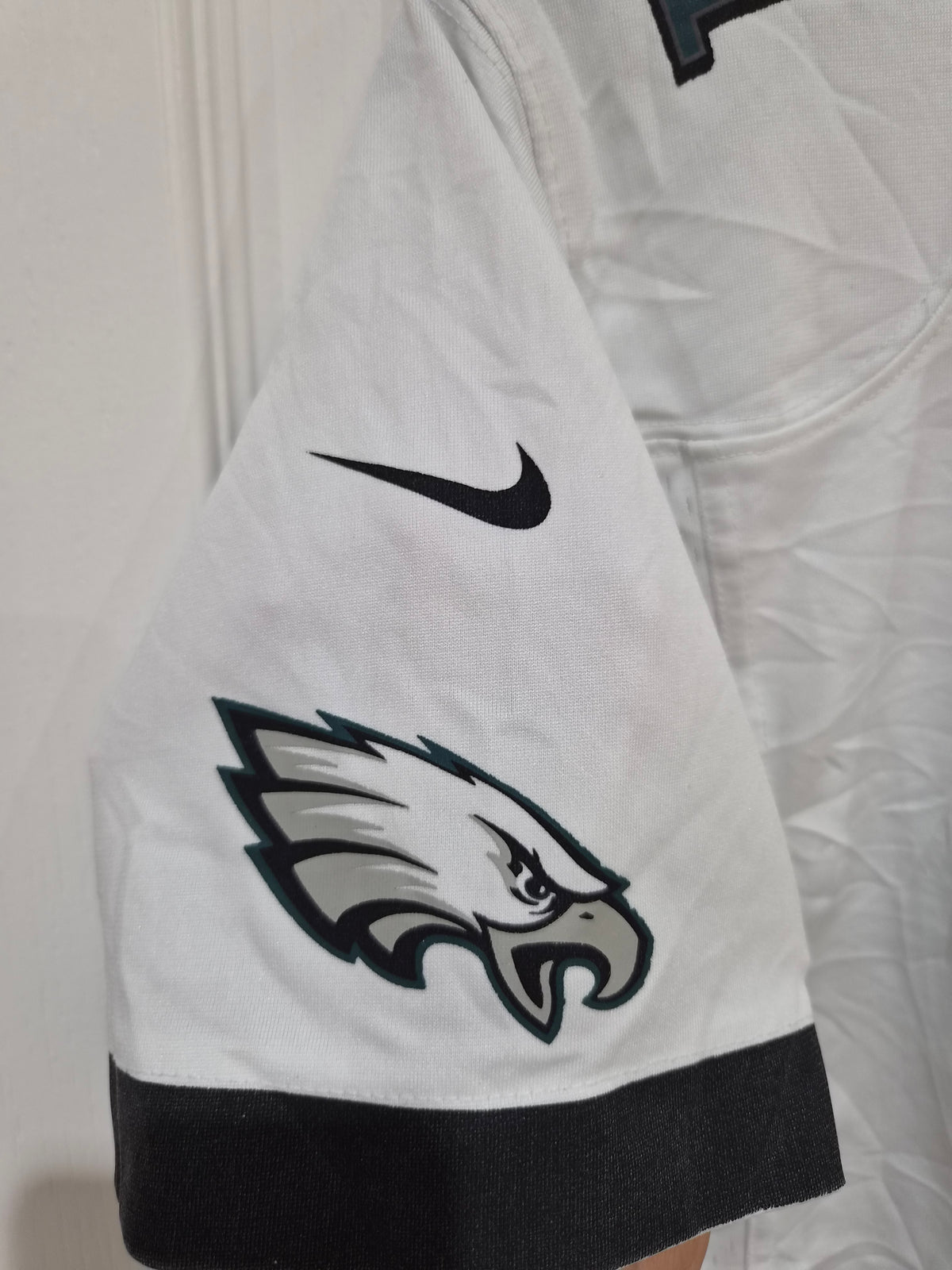 Youth Nike Philadelphia Eagles NFL Jersey, #11 Wentz, White, Size YL