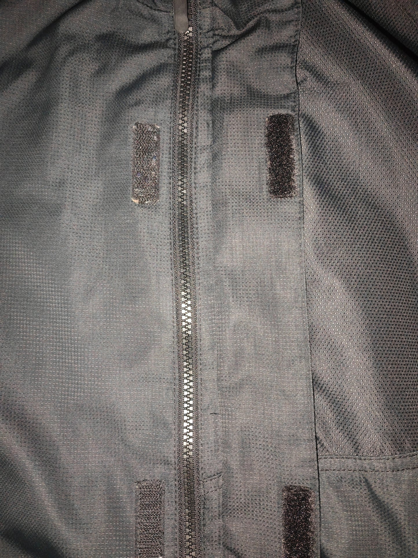 F&F Full Zip, Hooded Shower Resistant Coat, Black, Size Small
