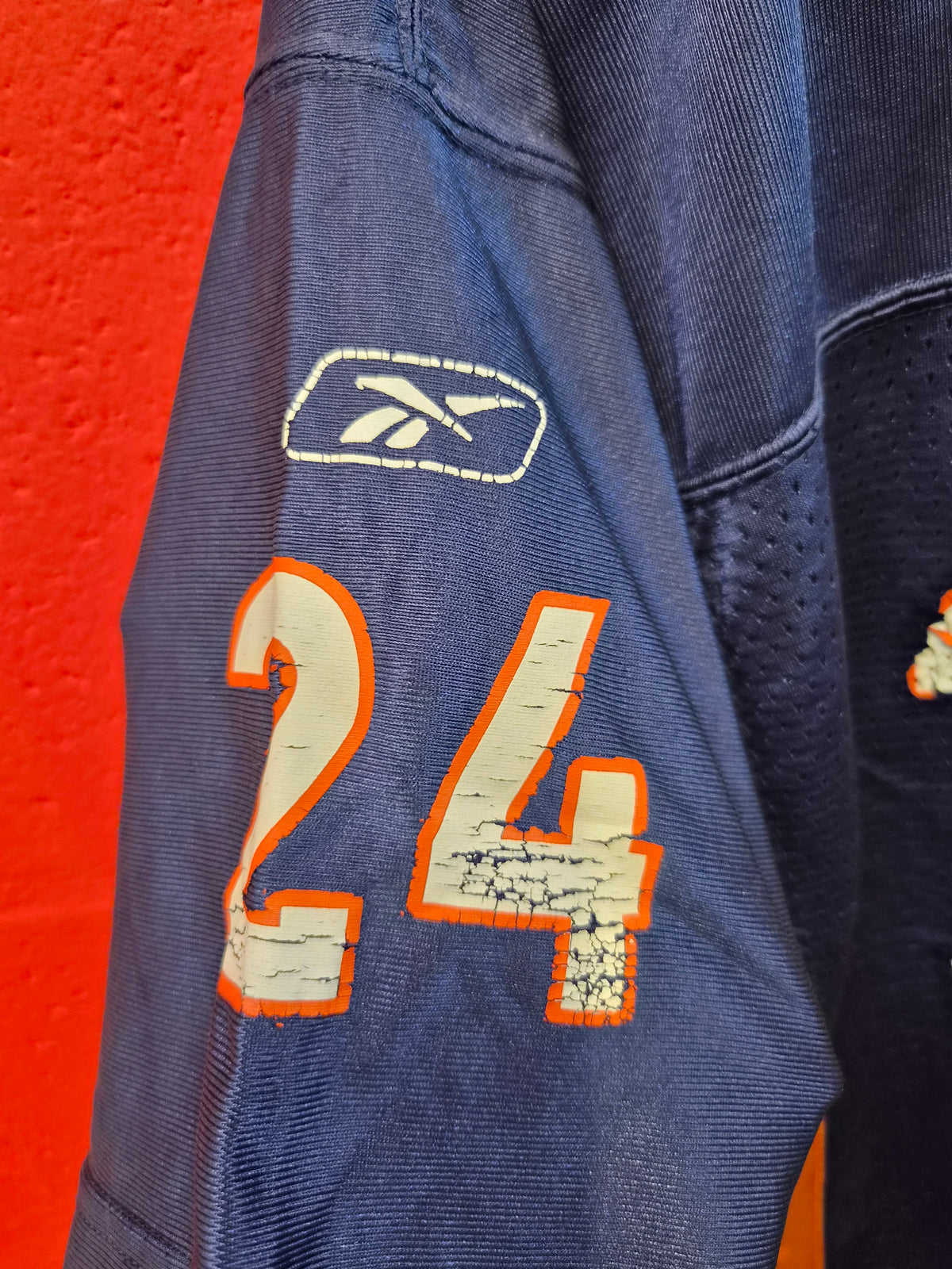 Youth Reebok Denver Broncos NFL Jersey, #24 Bailey, Navy, Size YXL