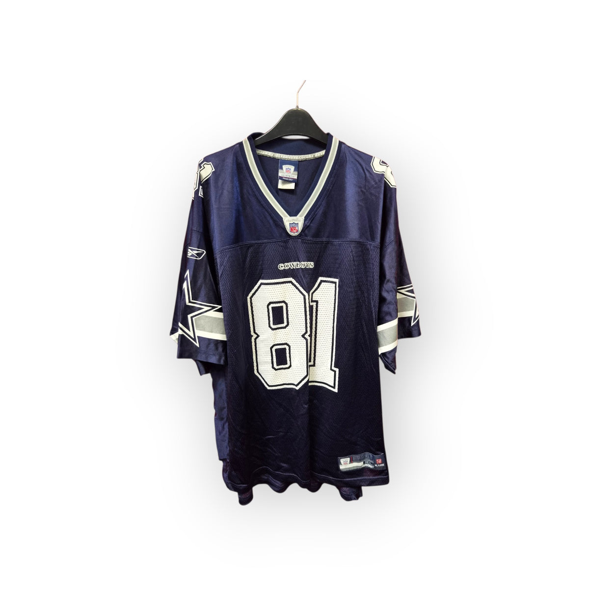 Reebok Dallas Cowboys NFL Jersey, #81 Owens, Navy Blue, Size XL