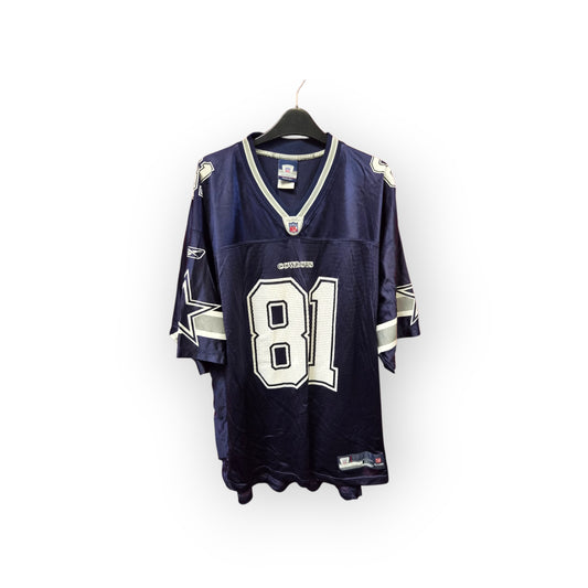 Reebok Dallas Cowboys NFL Jersey, #81 Owens, Navy Blue, Size XL