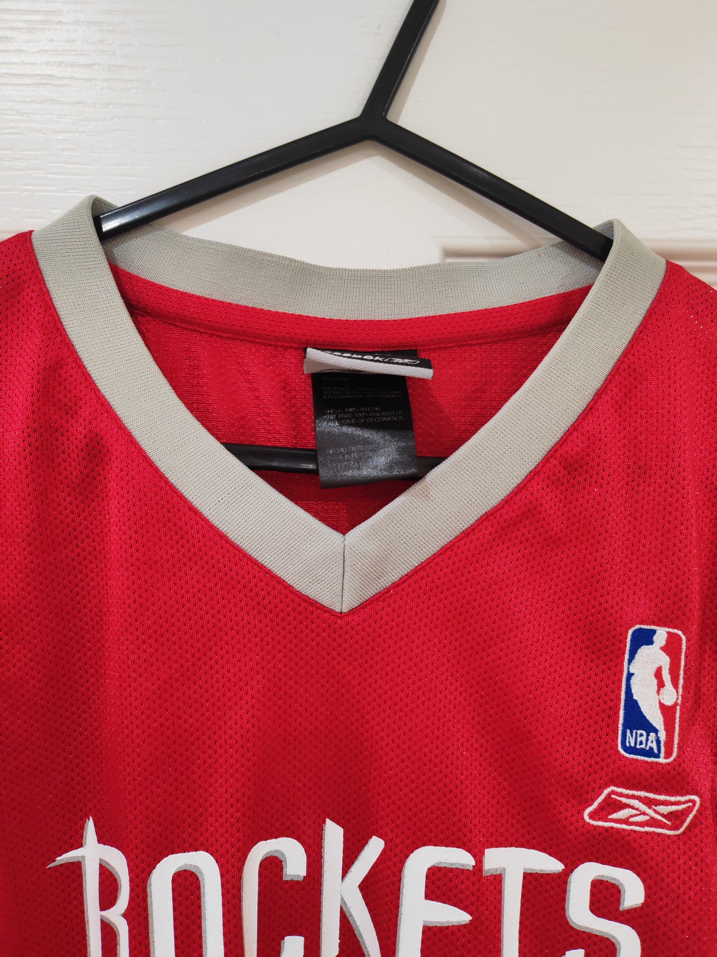 Youth Reebok Houston Rockets NBA Jersey, #1 McGrady, Red, Size YXL