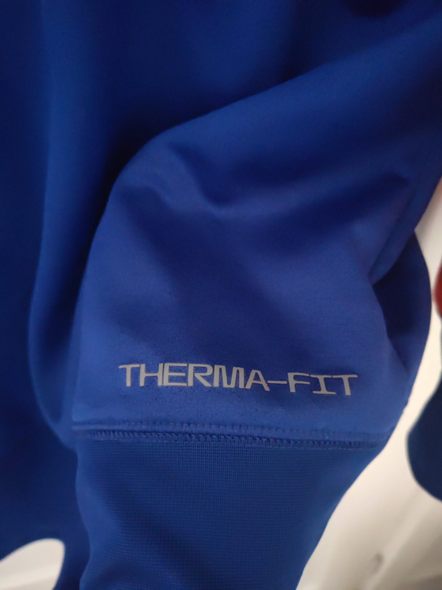 Nike Therma-fit Chicago Cubs MLB Pullover Hoodie, Blue/Red, Size XL