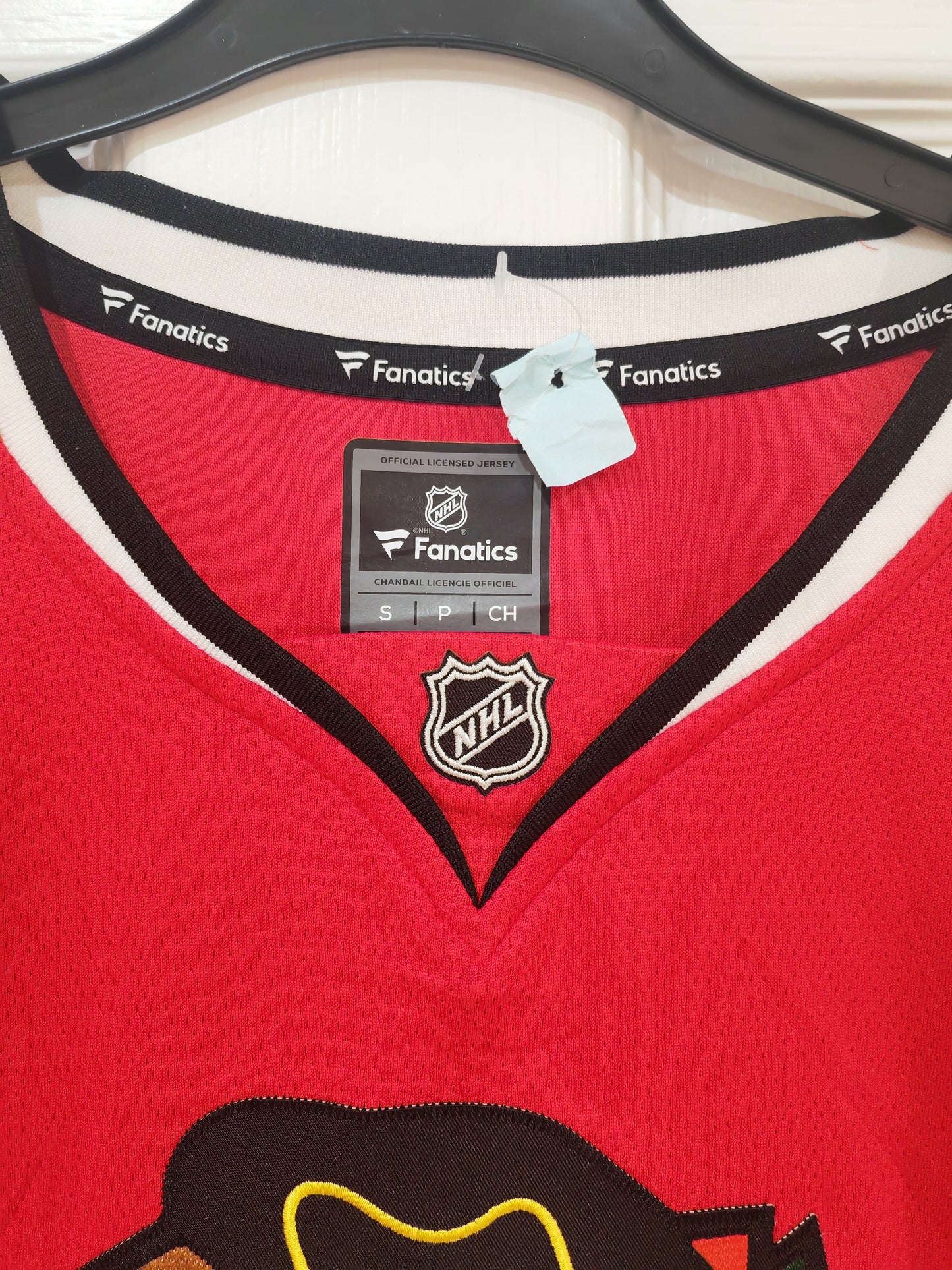 Women's Fanatics Chicago Blackhawks NHL Jersey, #13, Red, Size Small