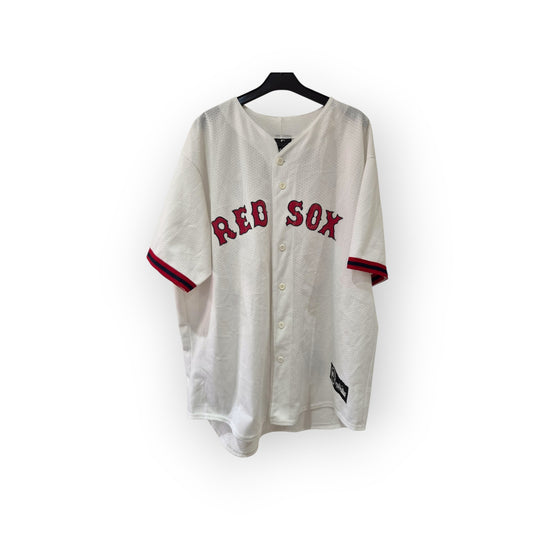 Majestic Boston Red Sox MLB Baseball Jersey, #45 Martinez, White, Size XL