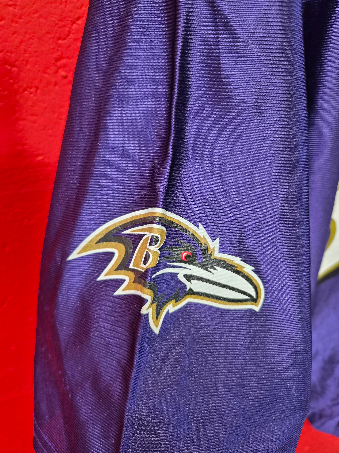 NFL Apparel Baltimore Ravens Jersey, #5 Flacco, Purple, Size XL
