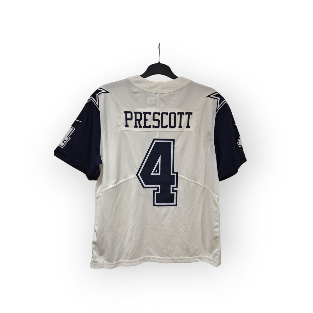 Nike Dallas Cowboys NFL Vapour Jersey, #4 Prescott, White, Size XL