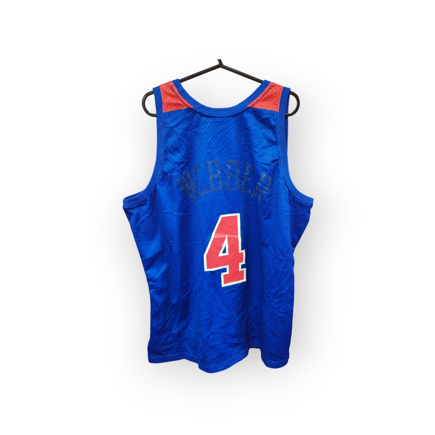 Mitchell & Ness Washington Bullets NBA Jersey, #4 Webber, Size Large