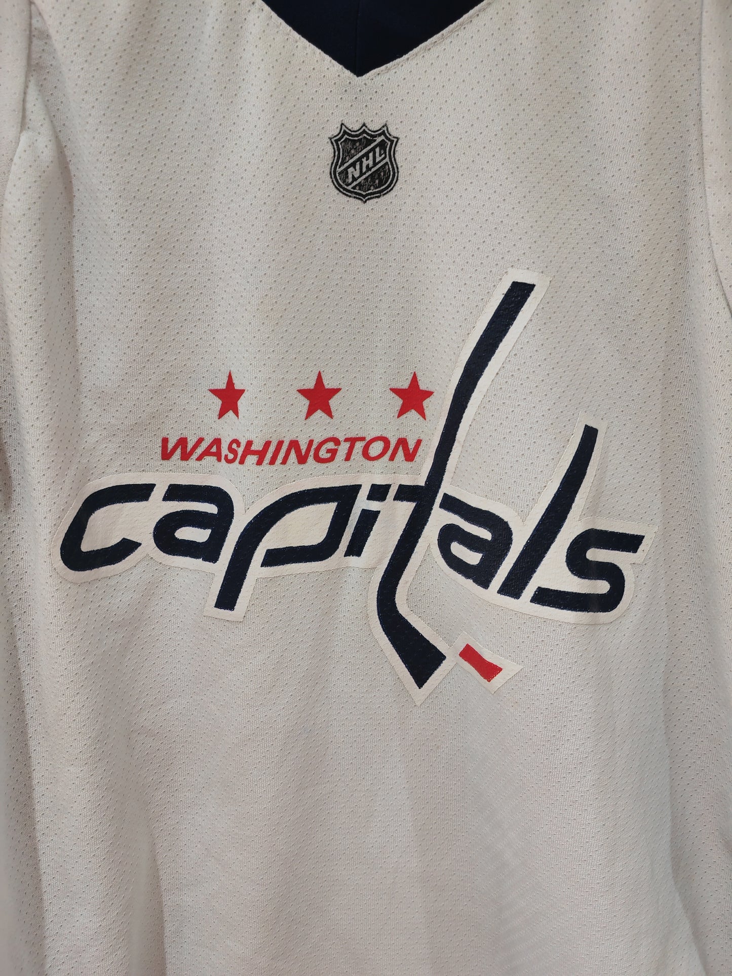 Youth Reebok Washington Capitals NHL Jersey, White, Size YL/XL