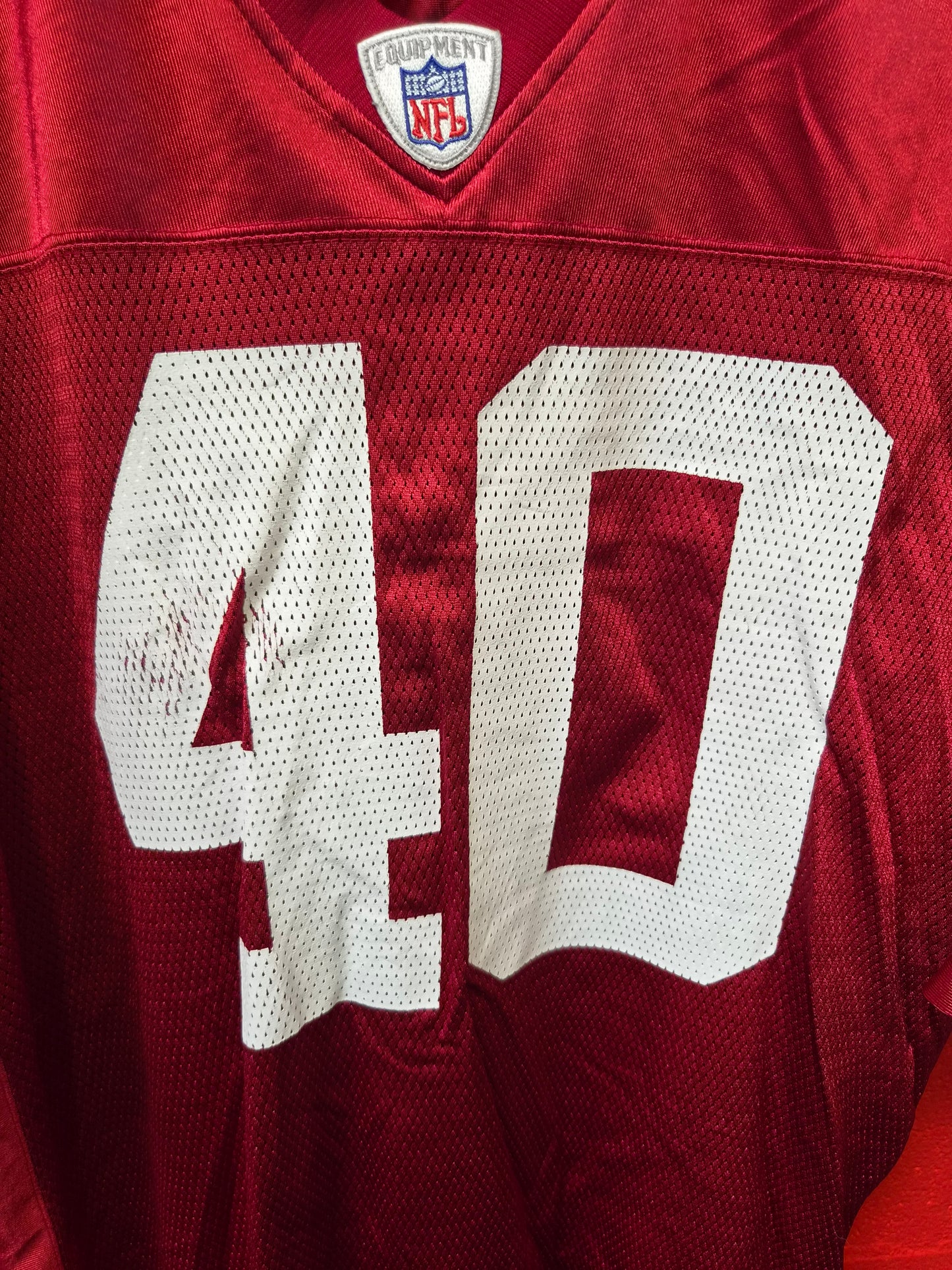 Reebok Arizona Cardinals NFL Jersey. #40 Tillman, Red, Size XXL