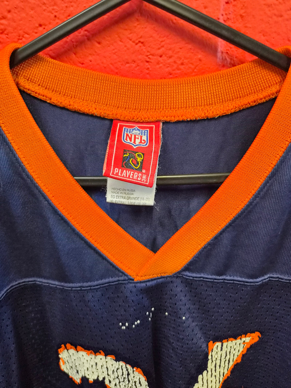 Youth Reebok Denver Broncos NFL Jersey, #24 Bailey, Navy, Size YXL