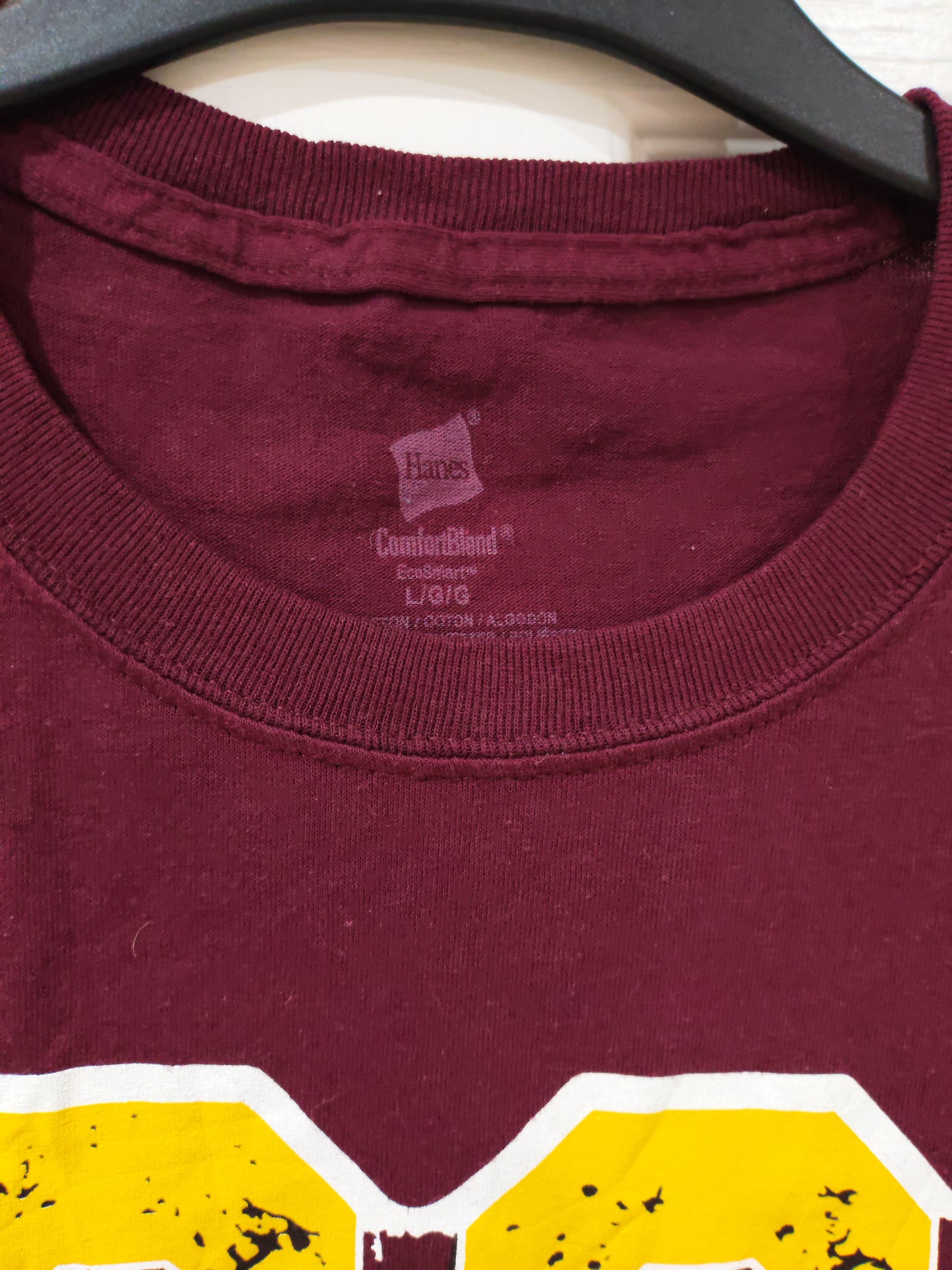 Hanes 2018 Leadership Safari Shirt Sleeve T Shirt, Burgundy, Size Large