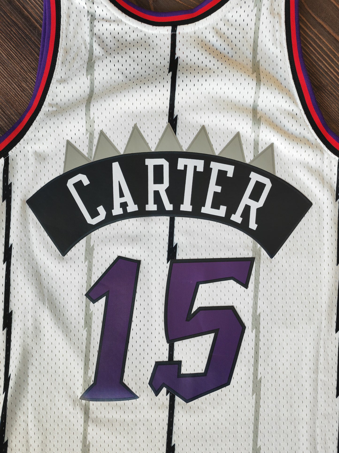 Mitchell & Ness Toronto Raptors NBA Jersey, #15 Carter, White, Size XL