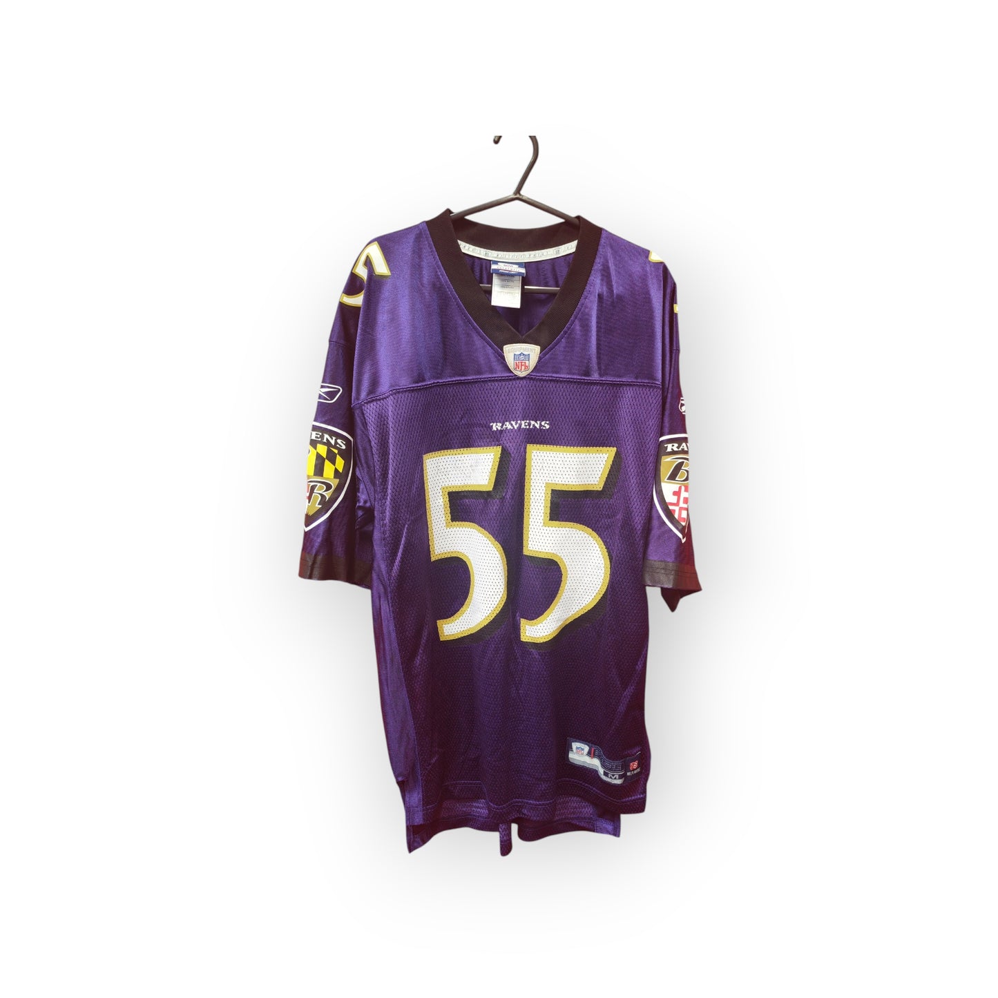 Reebok Baltimore Ravens NFL Jersey, #55 Suggs, Purple, Size Medium