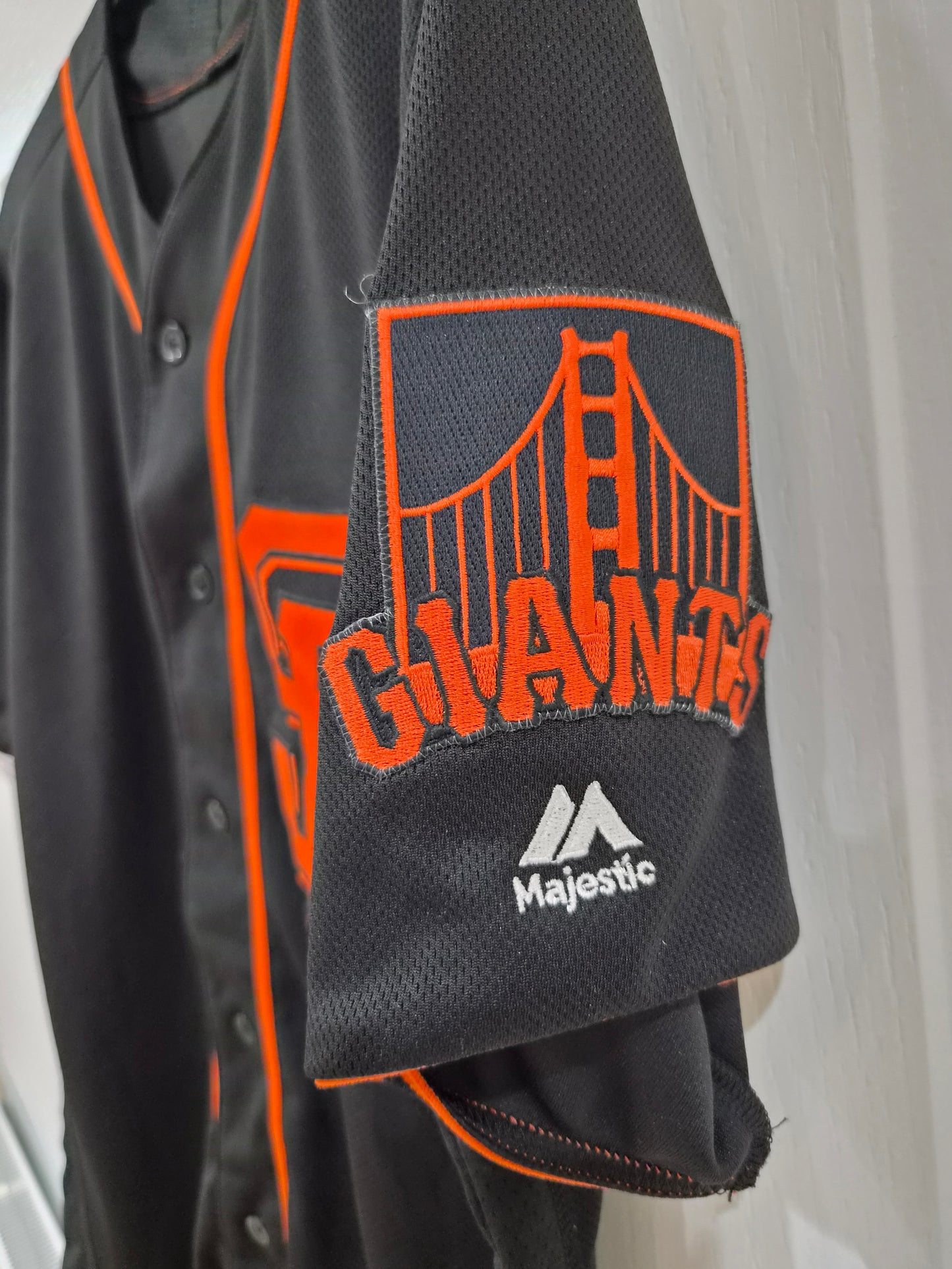 Authentic Majestic Flex Base MLB San Francisco Giants Alternate Jersey, 40 S/M