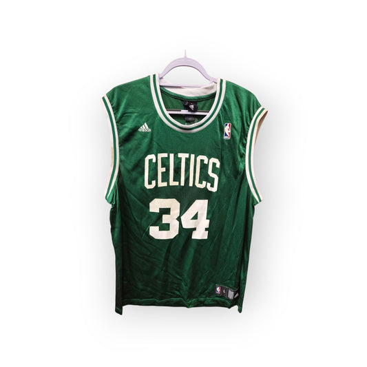 Adidas Boston Celtics NBA Jersey, #34 Pierce, Green, Size Large