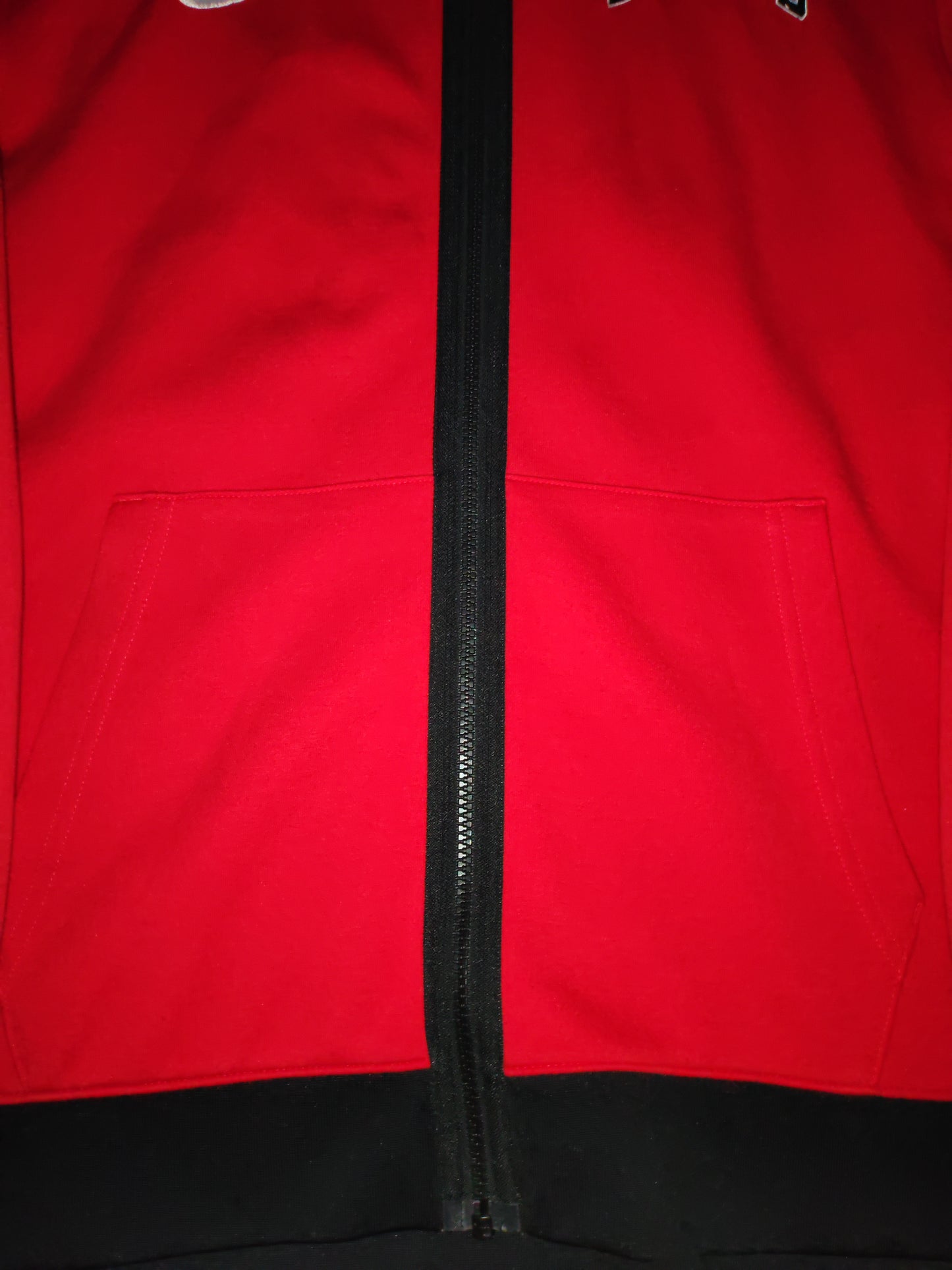 Youth Nike Chicago Bulls Full Zip, Sideline Hoodie, Red, Size YXL