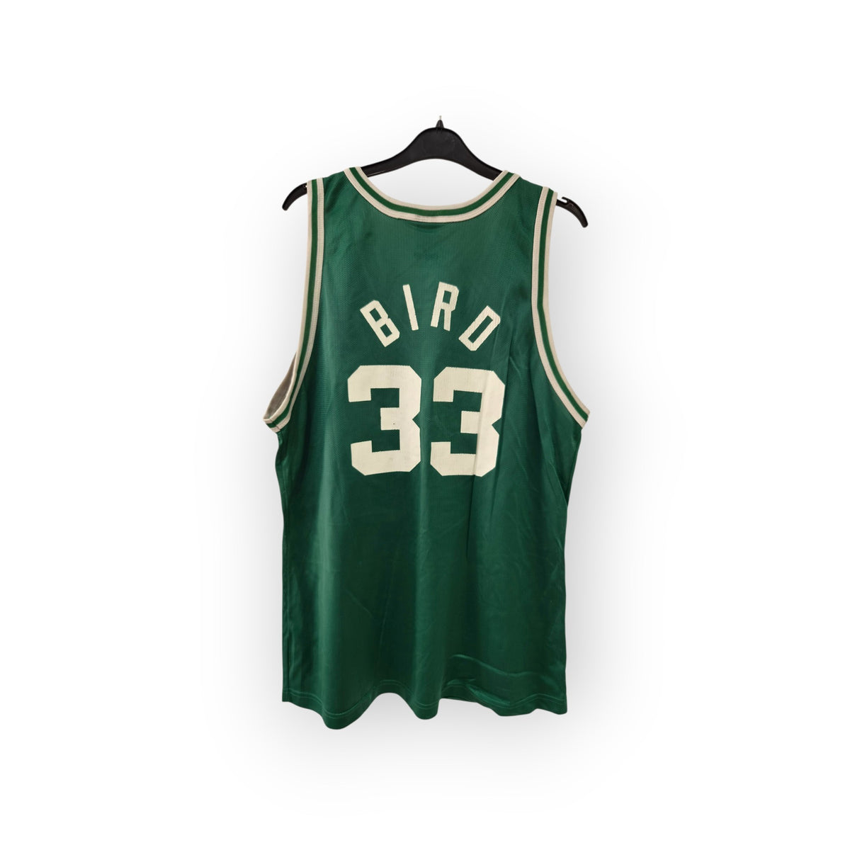 Champion Boston Celtics NBA Basketball Jersey, #33 Bird, Green, Size 44 Large