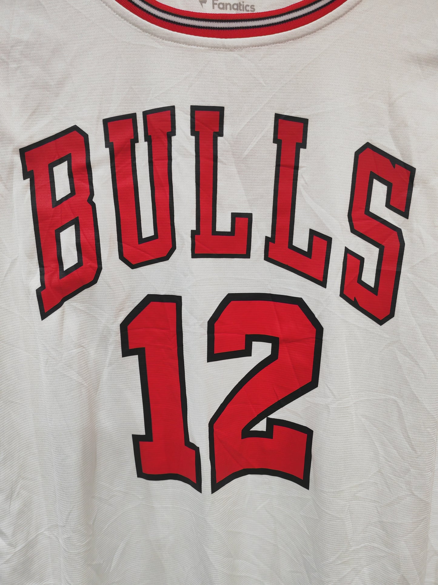 Fanatics Chicago Bulls NBA Jersey, #12 Gafford, White, Size XL