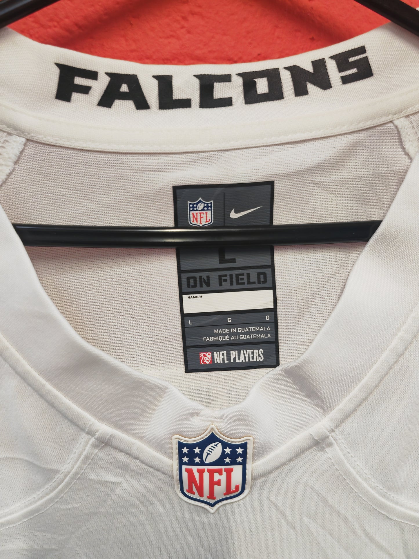 Nike Atlanta Falcons NFL Jersey, #8 Pitts, White, Size Large
