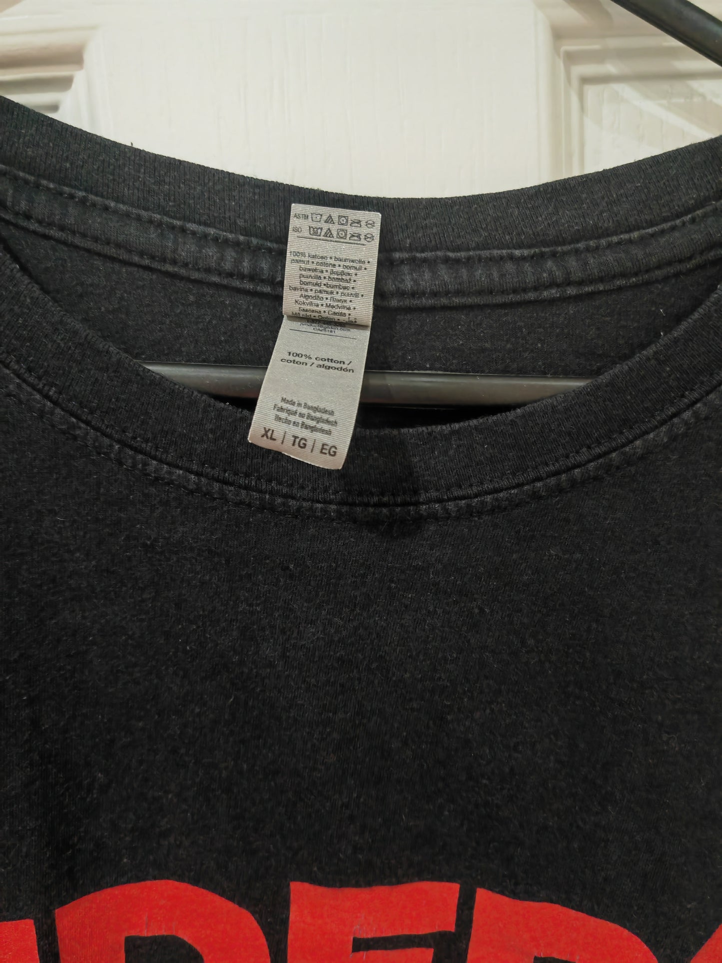Gildan Leicester Riders Short Sleeve T Shirt, Black, Size XL