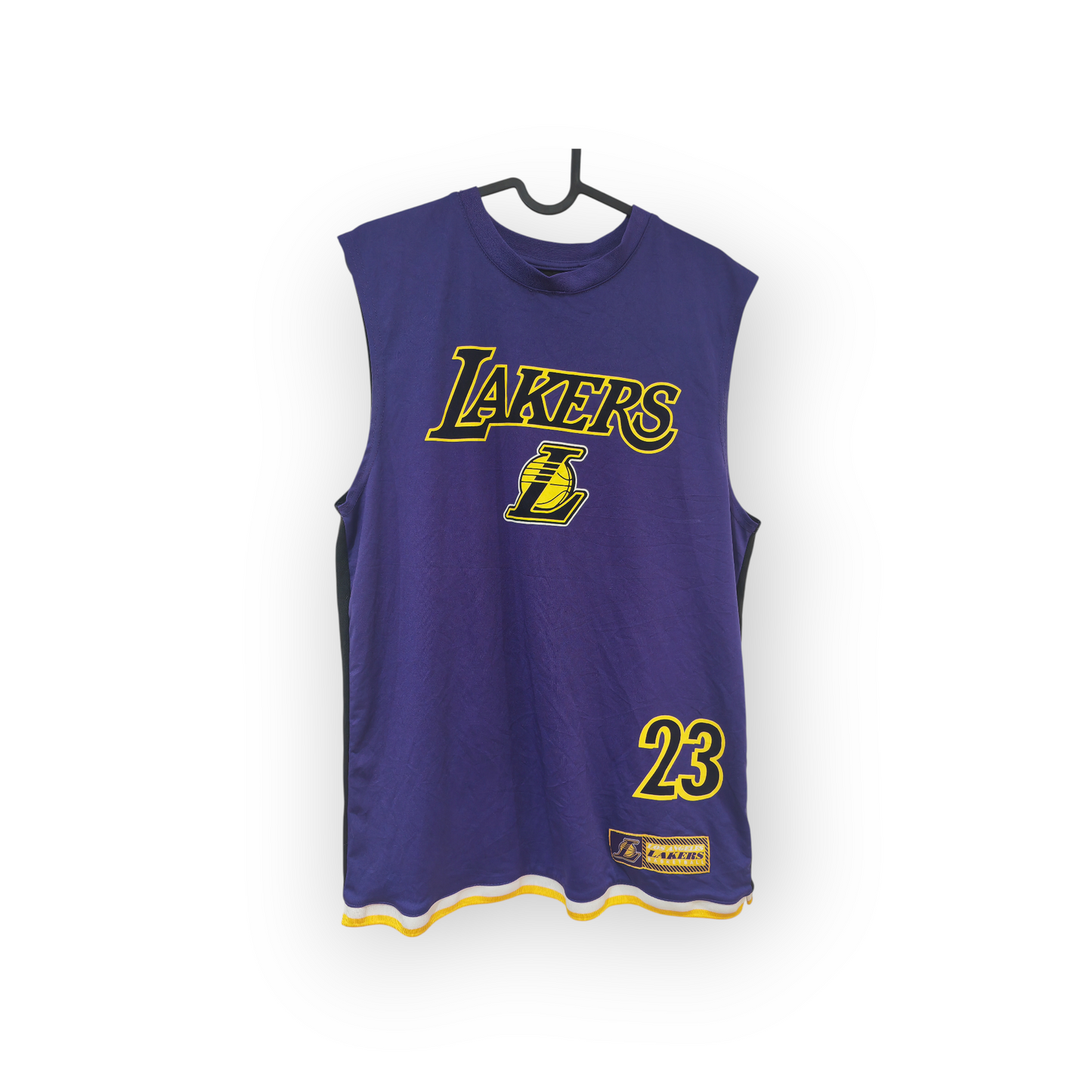 NBA Los Angeles Lakers NBA Vest, #23 James, Purple/Black, Size Medium
