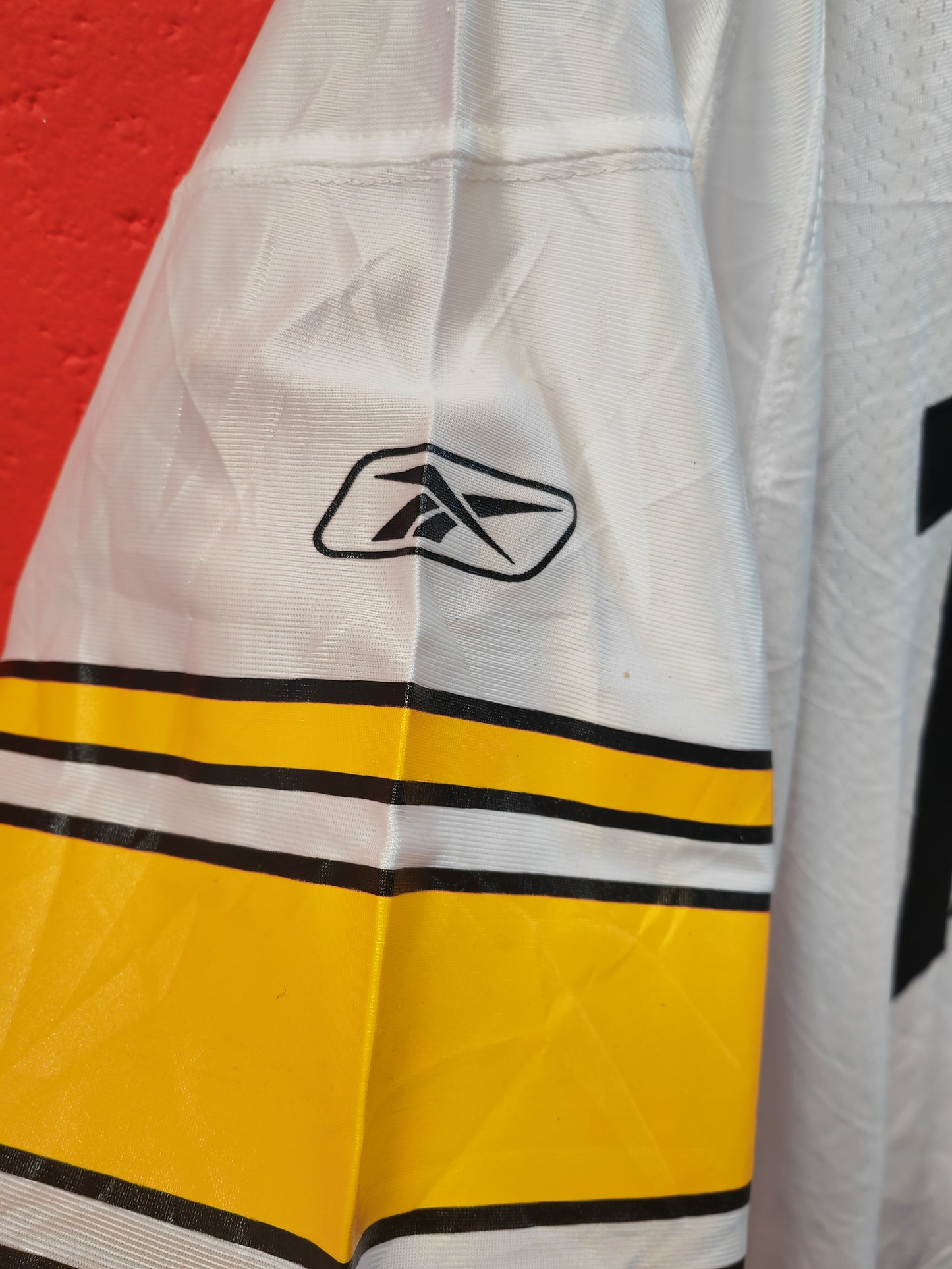 Reebok Pittsburgh Steelers NFL Jersey, #17 Wallace, White, Size Large